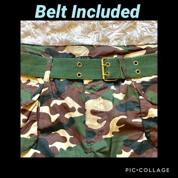 🔥Plus Size CAMOUFLAGE SHORTS 💚NWT🏷 Size 3x - Picture 7 of 8